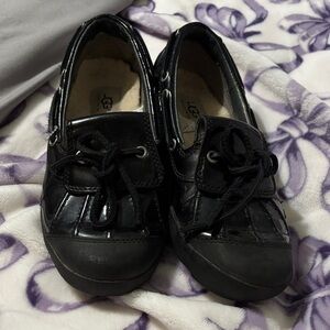 Black Ugg bad weather shoe